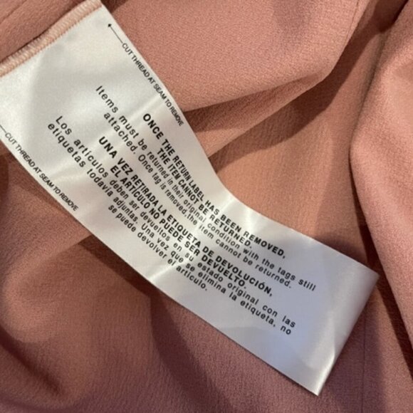 Dress the Population Alondra Sheath Cocktail Midi Dress in Blush – Size XL - Picture 7 of 8